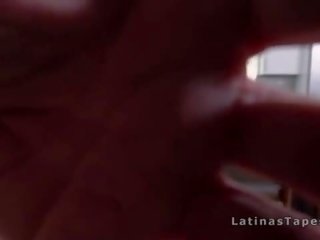 Cheating Latina girlfriend bangs big cock