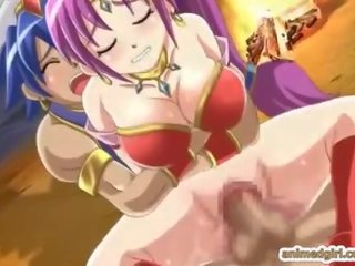 Tatlong-dimensiyonal malaking suso hentai prinsesa nahuli at fucked sa pamamagitan ng mahirap pandalawahang kasarian anime