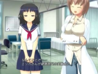 Anime uva em escola uniforme masturbação cona