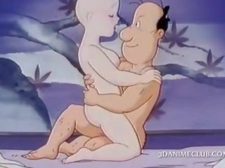 Telanjang animasi pornografi biarawati memiliki seks untuk itu pertama waktu