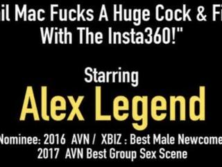 Swell groot titty abigail mac geneukt door alex legend met 360 camera