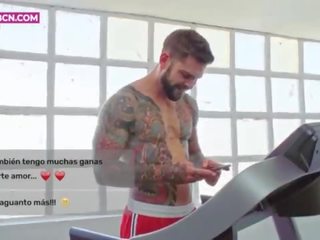 Veľký zobanie vták tattoed svalnaté človek jebanie drsné s milfka blondýna exceptional latinskoamerické veľký prsia venus afrodita