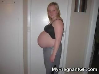 Gravid modell kjærester!